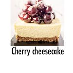 Cheesecake cherry