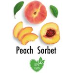 Peach sorbet