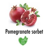 Pomegranate sorbet